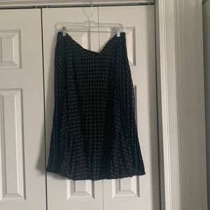Sézane Polka Dot Pleated Skirt